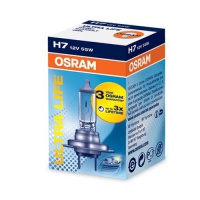 Автолампа галогенная OSRAM H7 ULTRA LIFE 12V 55W (2шт.)