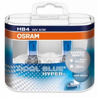 Автолампа галогенная OSRAM HB4 COOL BLUE HYPER+ 12V 62W (2шт.)