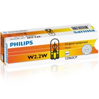 Автолампа галогенная PHILIPS W2,2W 12V 2,2W (2шт.)