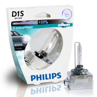 Автолампа ксеноновая PHILIPS D1S XENON X-TREMEVISION +50% 35W (2шт.)