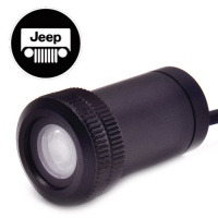 Проектор врезной в дверь Jeep White 025 (2шт.)